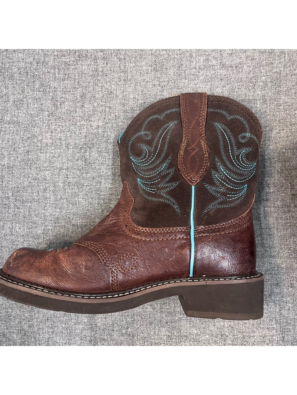 Ariat Fatbaby Heritage Dapper Womens Brown Leather Western Boots 7.5B, Eur 38 - Picture 5 of 11
